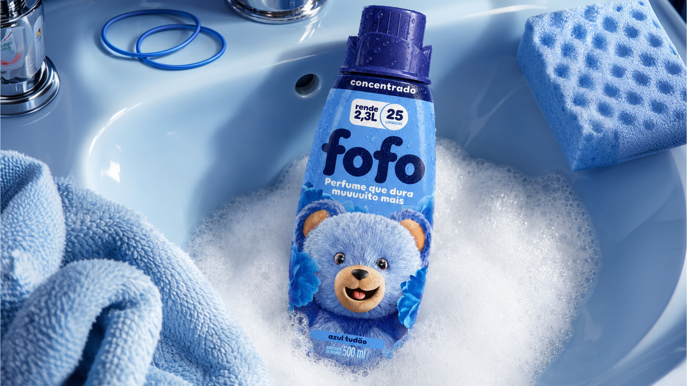Mockup de embalagem do projeto Fofo